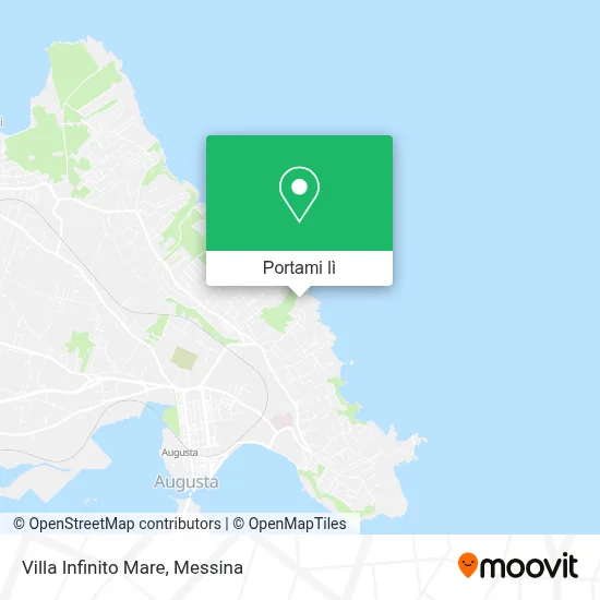 Mappa Villa Infinito Mare