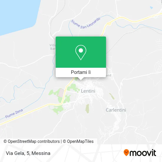 Mappa Via Gela, 5