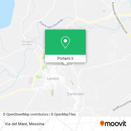 Mappa Via del Mare