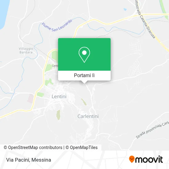 Mappa Via Pacini