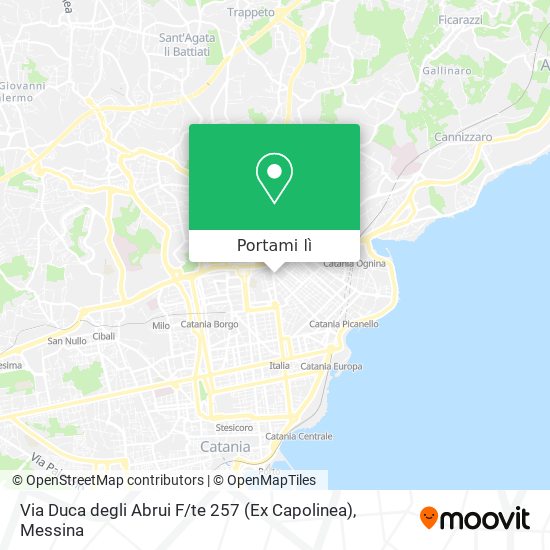 Mappa Via Duca degli Abrui F / te 257 (Ex Capolinea)