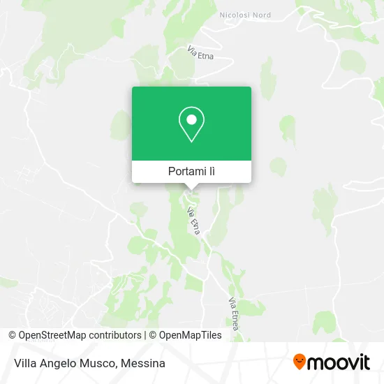 Mappa Villa Angelo Musco