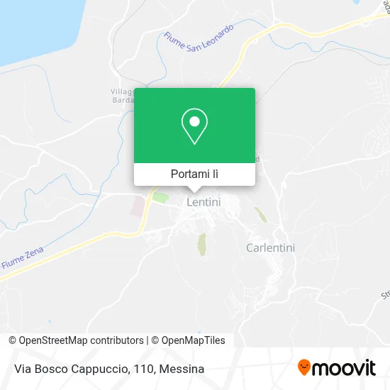 Mappa Via Bosco Cappuccio, 110