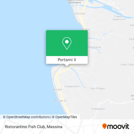 Mappa Ristorantino Fish Club