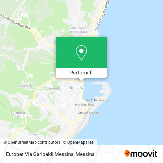 Mappa Eurobet Via Garibaldi Messina