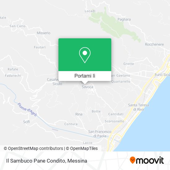 Mappa Il Sambuco Pane Condito