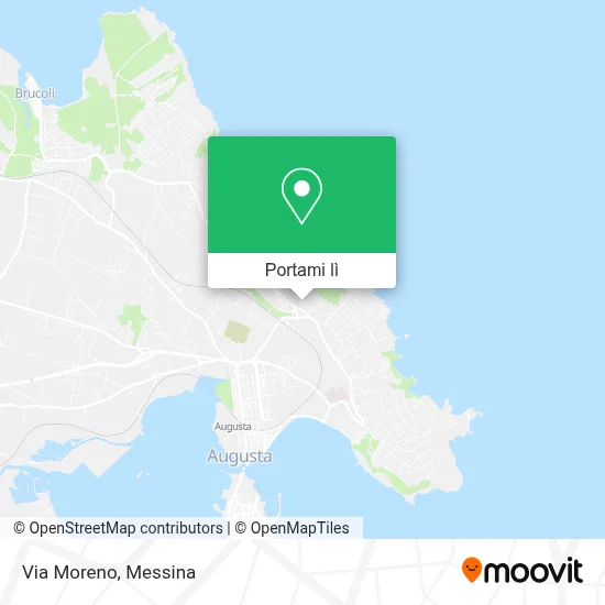 Mappa Via Moreno