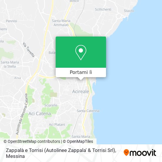 Mappa Zappalà e Torrisi (Autolinee Zappala' & Torrisi Srl)