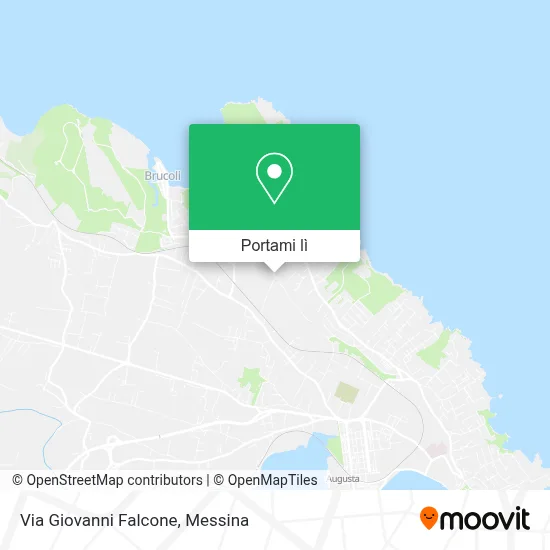 Mappa Via Giovanni Falcone