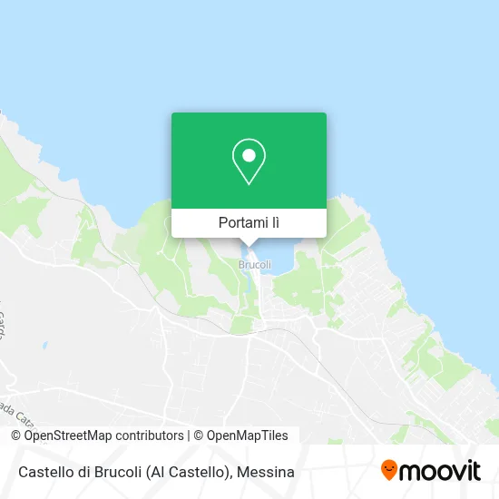 Mappa Castello di Brucoli (Al Castello)