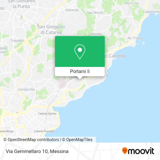 Mappa Via Gemmellaro 10