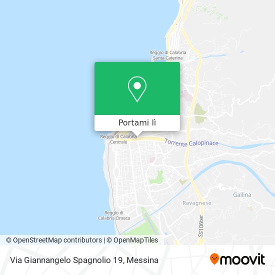 Mappa Via Giannangelo Spagnolio 19