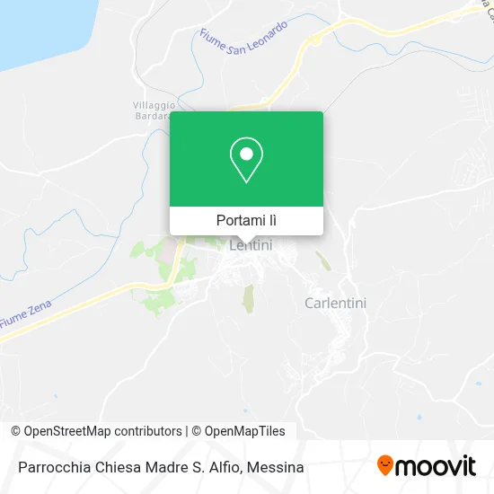 Mappa Parrocchia Chiesa Madre S. Alfio