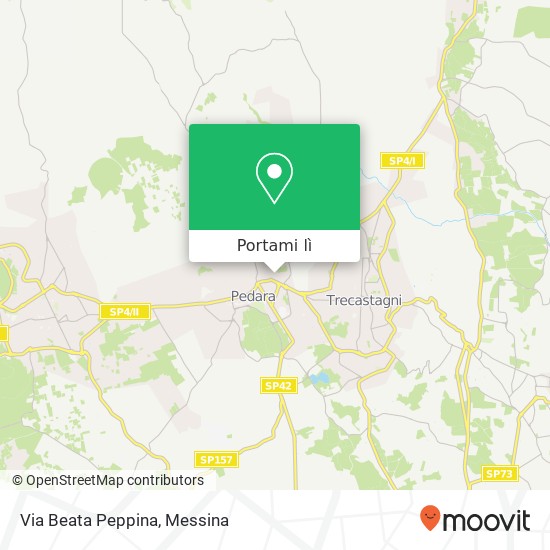 Mappa Via Beata Peppina