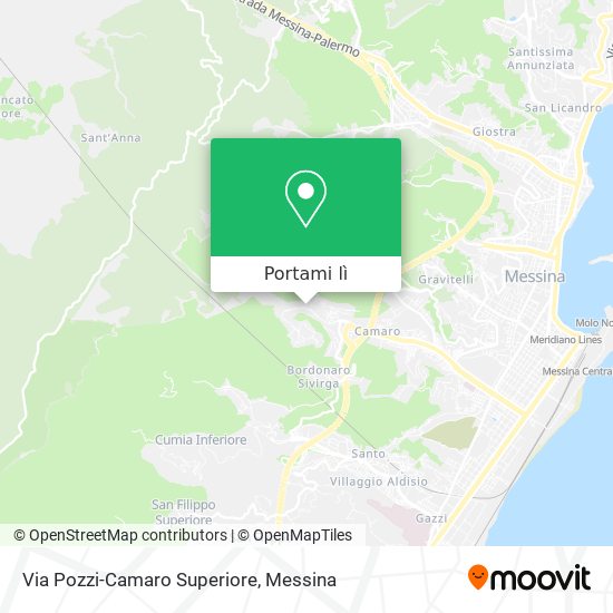 Mappa Via Pozzi-Camaro Superiore