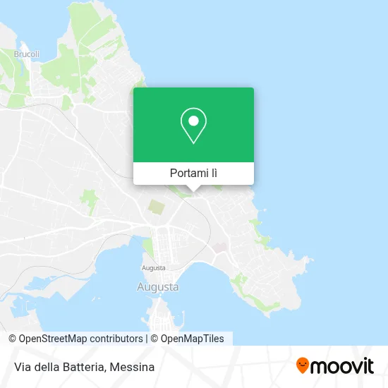 Mappa Via della Batteria