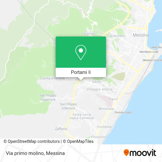 Mappa Via primo molino