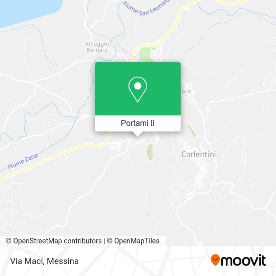 Mappa Via Maci
