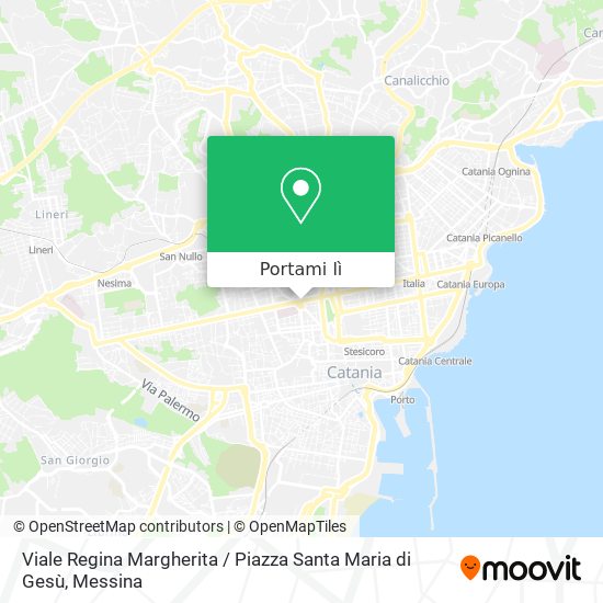 Mappa Viale Regina Margherita / Piazza Santa Maria di Gesù