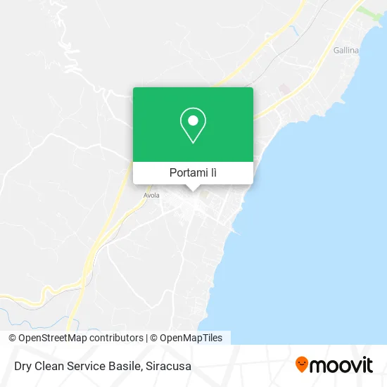 Mappa Dry Clean Service Basile