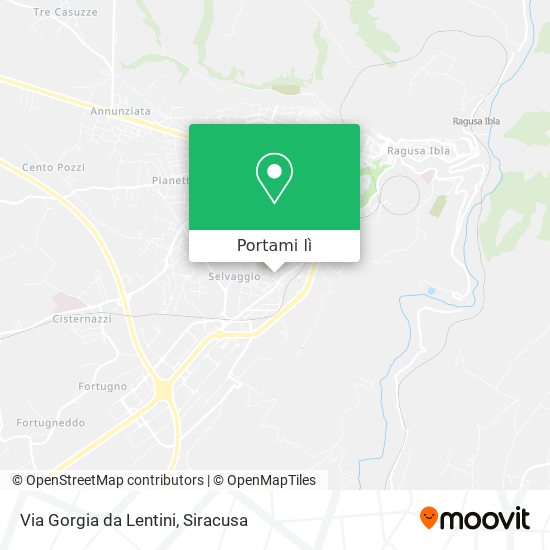 Mappa Via Gorgia da Lentini