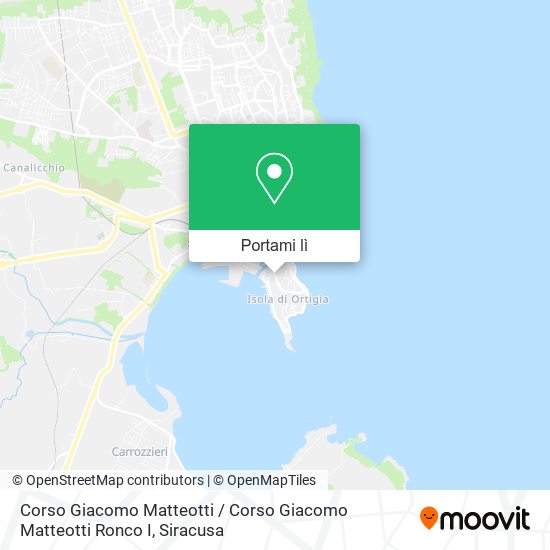 Mappa Corso Giacomo Matteotti / Corso Giacomo Matteotti Ronco I