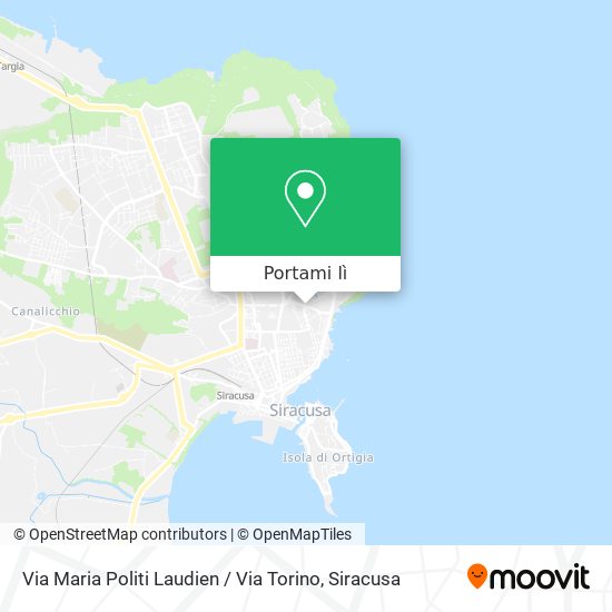 Mappa Via Maria Politi Laudien / Via Torino