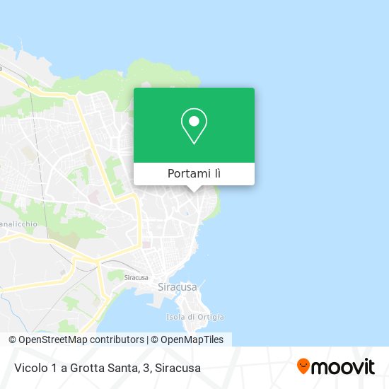 Mappa Vicolo 1 a Grotta Santa, 3