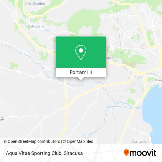 Mappa Aqua Vitae Sporting Club