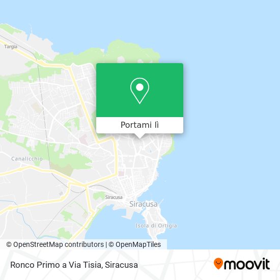 Mappa Ronco Primo a Via Tisia