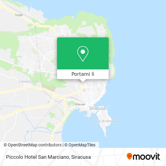 Mappa Piccolo Hotel San Marciano
