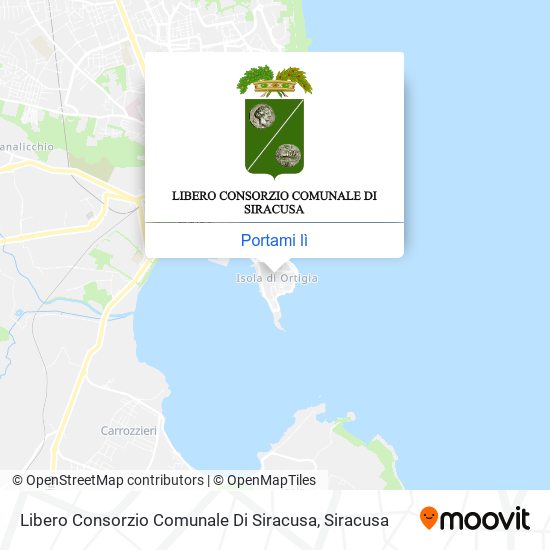 Mappa Libero Consorzio Comunale Di Siracusa
