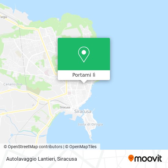 Mappa Autolavaggio Lantieri