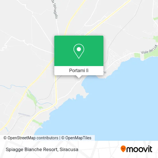 Mappa Spiagge Bianche Resort
