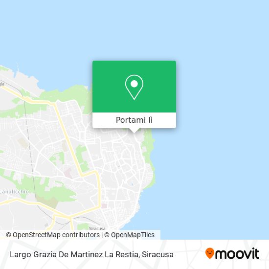 Mappa Largo Grazia De Martinez La Restia