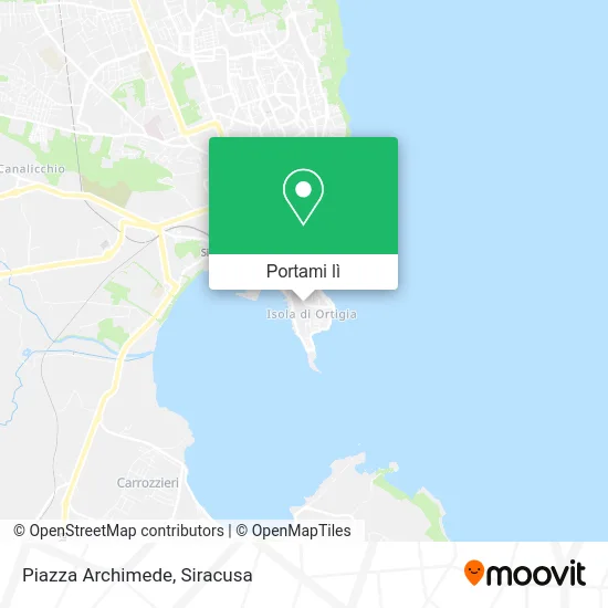 Mappa Piazza Archimede