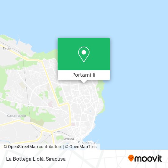Mappa La Bottega Liolà