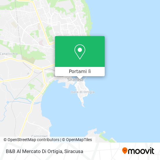 Mappa B&B Al Mercato Di Ortigia