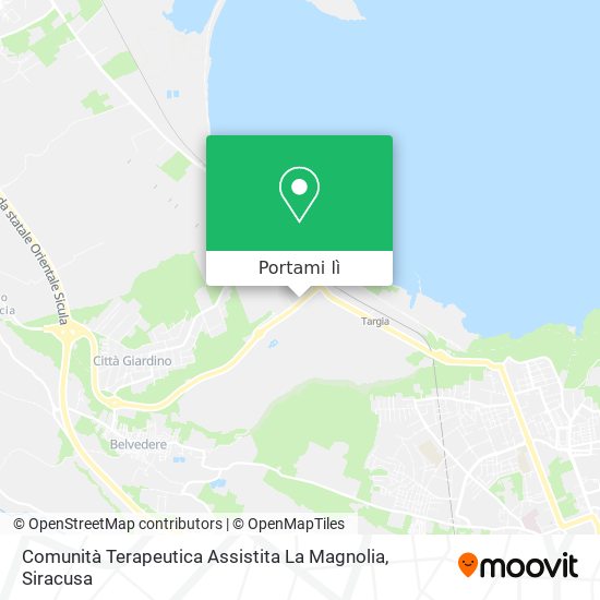 Mappa Comunità Terapeutica Assistita La Magnolia