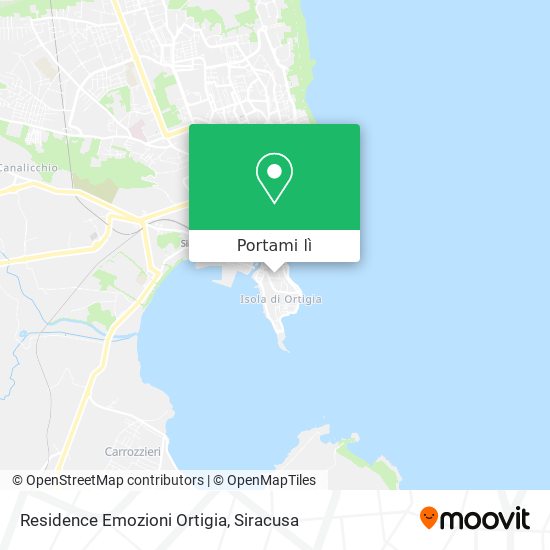 Mappa Residence Emozioni Ortigia