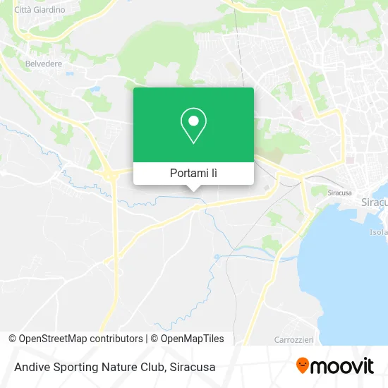 Mappa Andive Sporting Nature Club