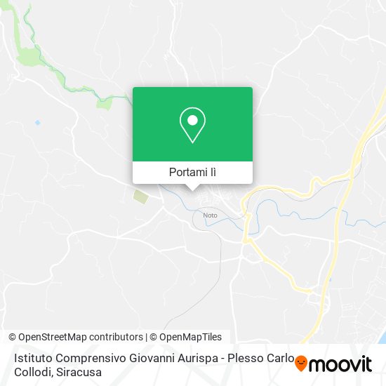 Mappa Istituto Comprensivo Giovanni Aurispa - Plesso Carlo Collodi