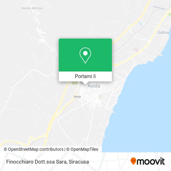 Mappa Finocchiaro Dott.ssa Sara