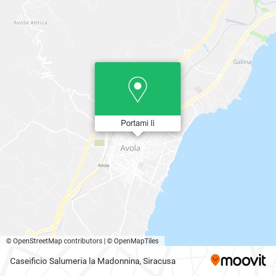 Mappa Caseificio Salumeria la Madonnina