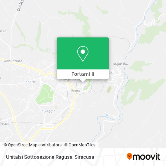 Mappa Unitalsi Sottosezione Ragusa
