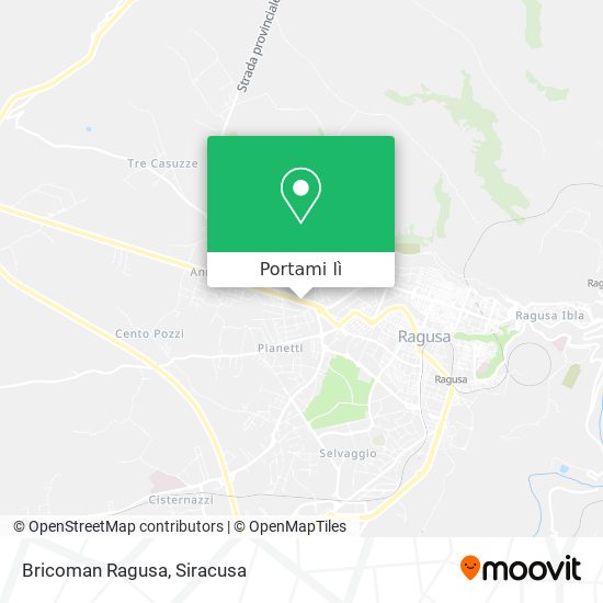 Mappa Bricoman Ragusa