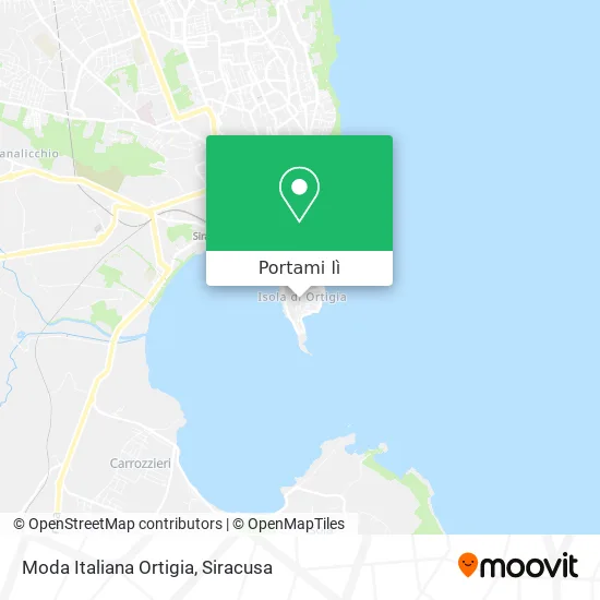 Mappa Moda Italiana Ortigia