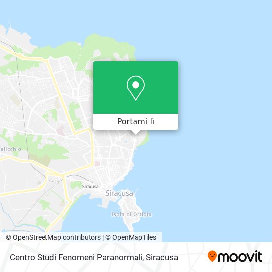 Mappa Centro Studi Fenomeni Paranormali