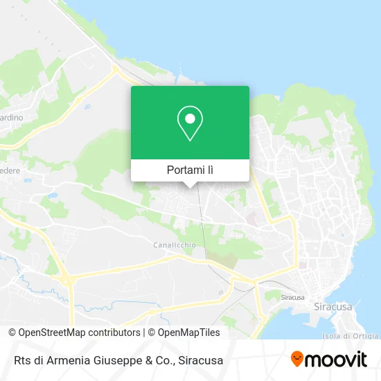 Mappa Rts di Armenia Giuseppe & Co.