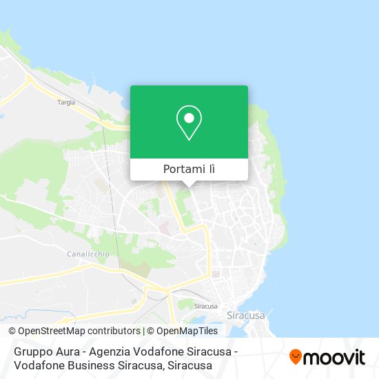 Mappa Gruppo Aura - Agenzia Vodafone Siracusa - Vodafone Business Siracusa